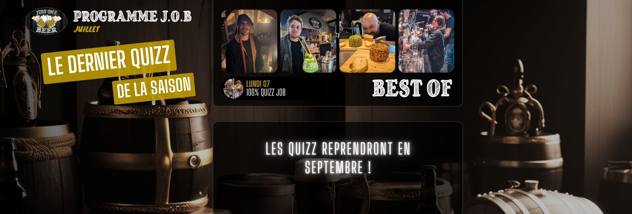 quizz tous les lundis gradignan JUST ONE BEER thème de juillet